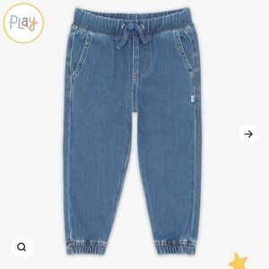 Little Sleepies Denim Jogger Pants Size 6